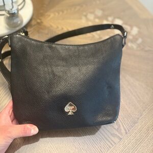 Kate Spade Black Leather Crossbody Bag
